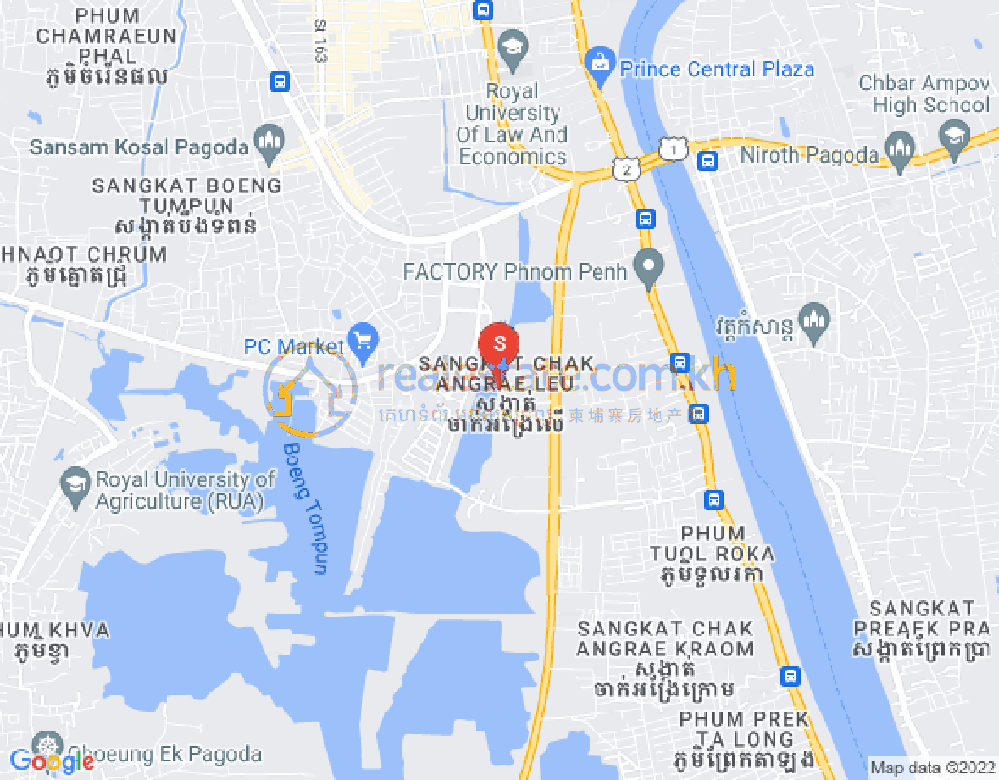 Mapa: Chak Angrae Leu, Meanchey, Phnom Penh