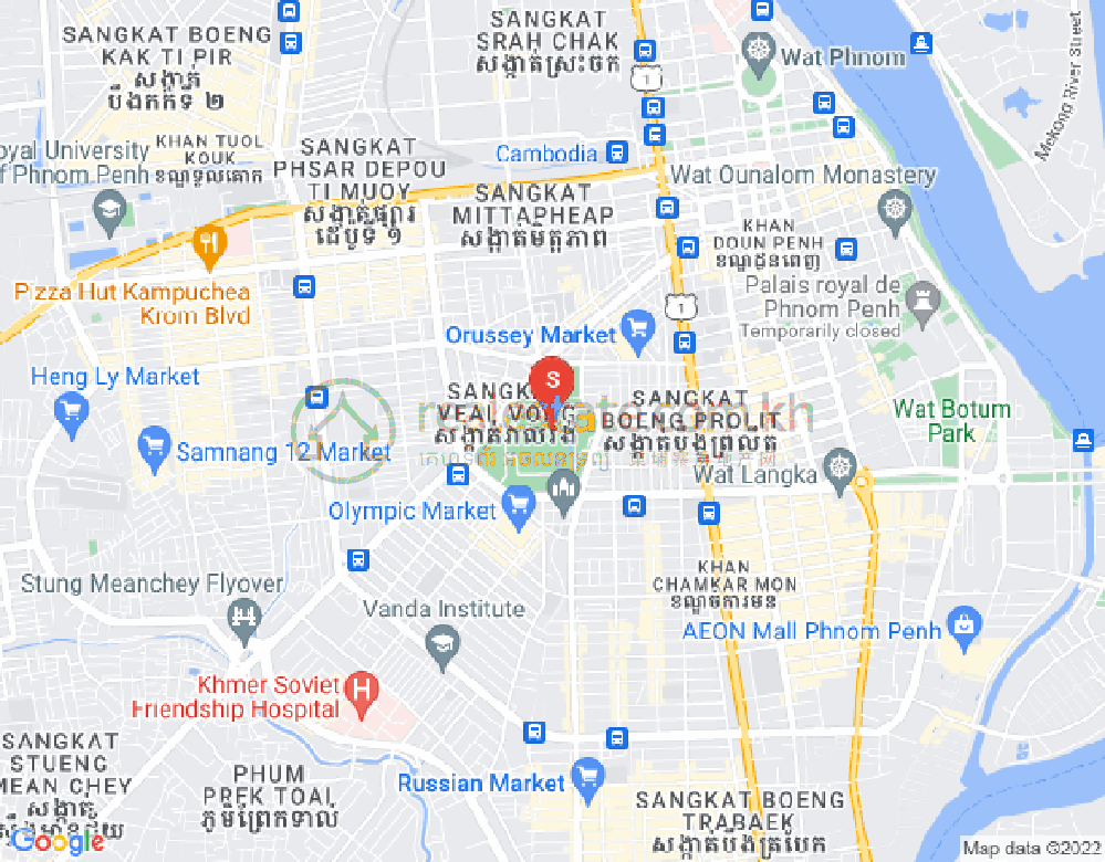 奥林匹克, 波哥堪, 金边地图