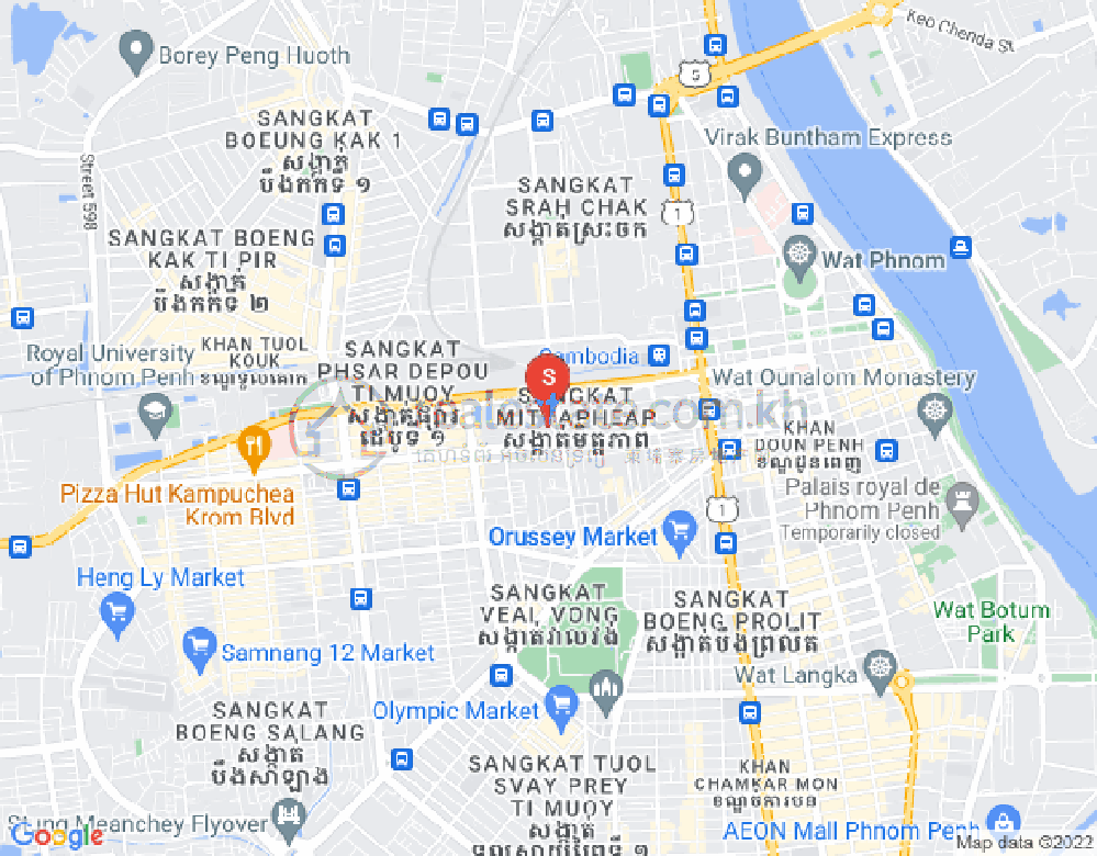 แผนที่ มิตรภาพ, เจ็ดมกรา, พนมเปญ