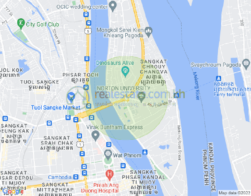 แผนที่ จเรยจังวา, พนมเปญ