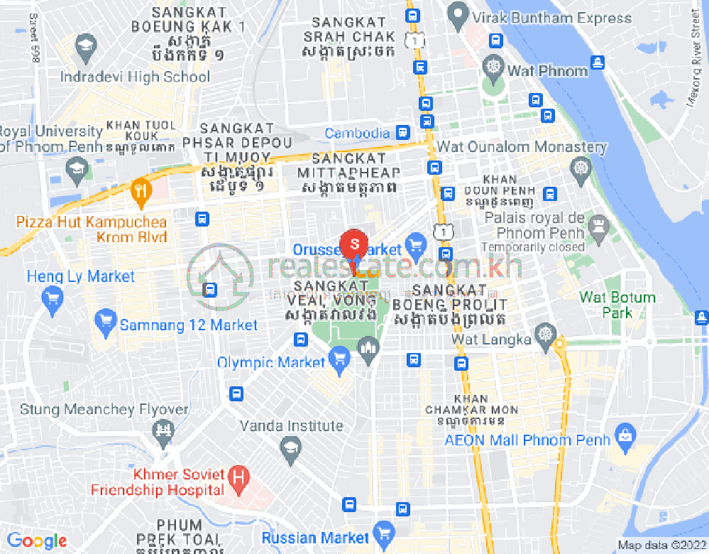 Veal Vong镇, 马卡拉区, 金边地图