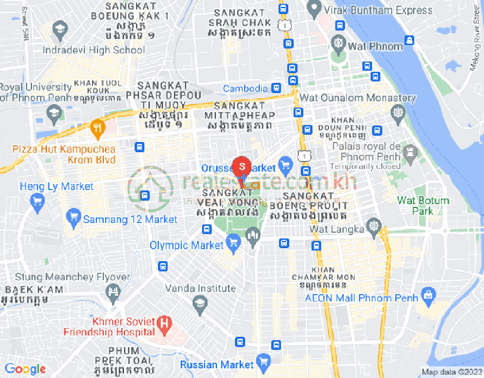 Veal Vong镇, 马卡拉区, 金边地图