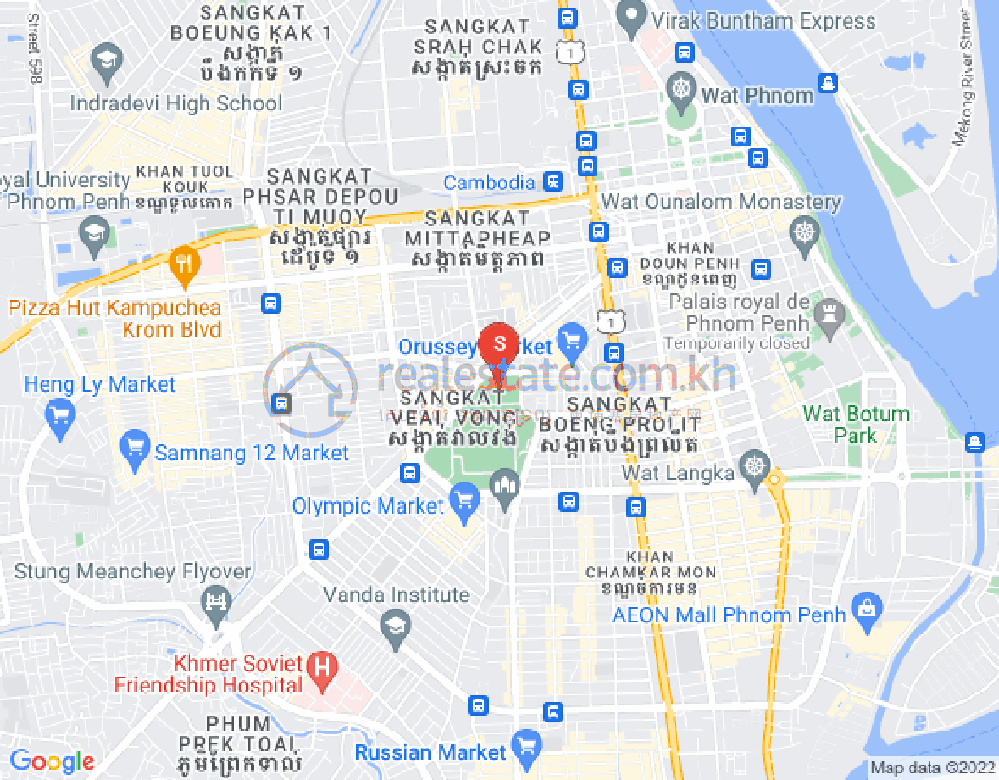 Veal Vong镇, 马卡拉区, 金边地图