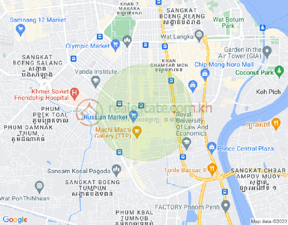 ផែនទី ទួលទំពូង២, ចំការមន, ភ្នំពេញ