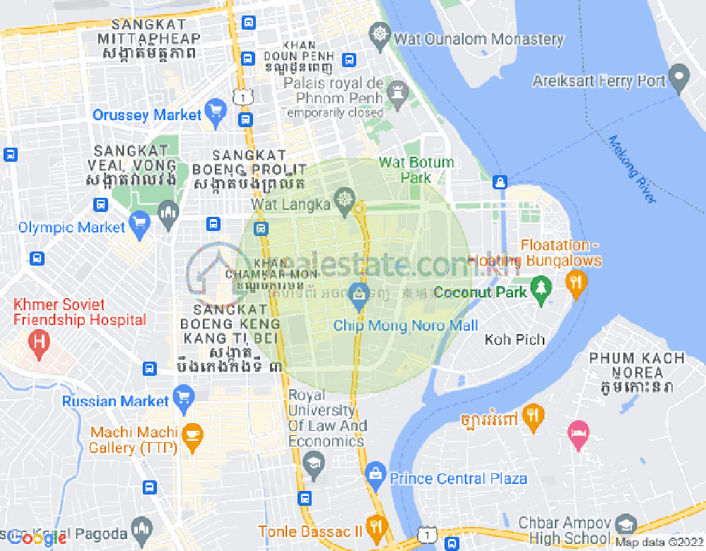 Carte de Olympic, Boeng Keng Kang, Phnom Penh