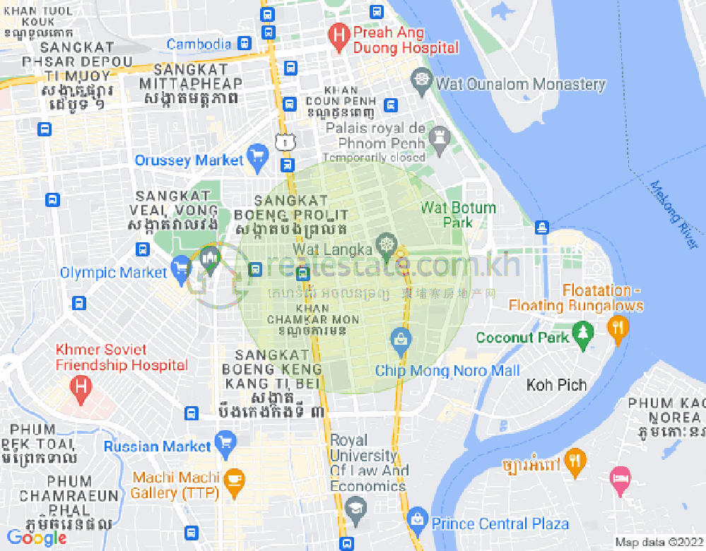 แผนที่ BKK 1, บึงเกงกอง, พนมเปญ