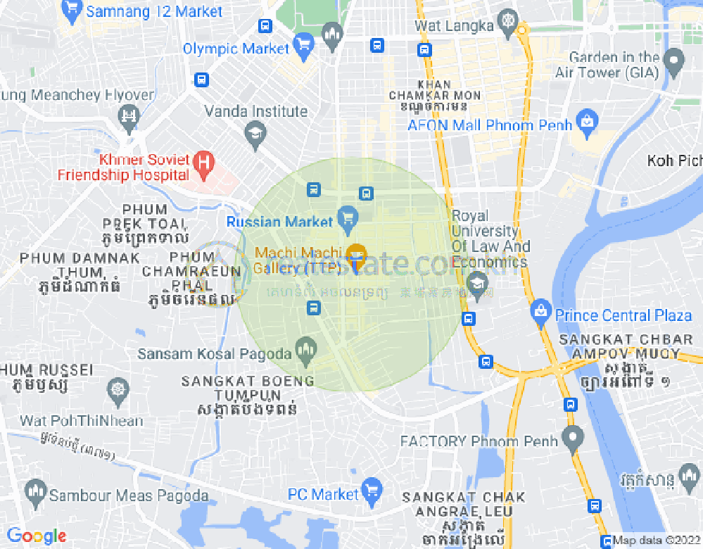 ផែនទី ទួលទំពូង១, ចំការមន, ភ្នំពេញ