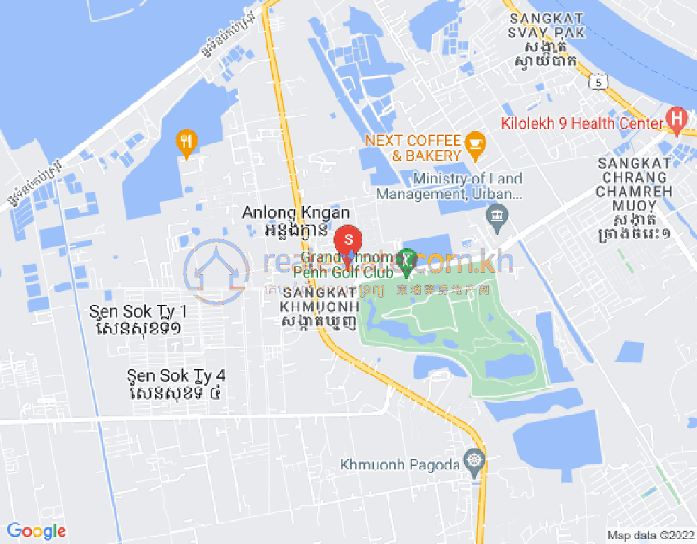 Khmuonh分区, 森速区, 金边地图