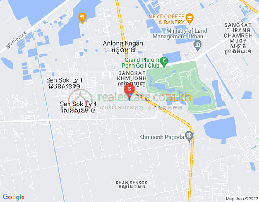 Khmuonh分区, 森速区, 金边地图