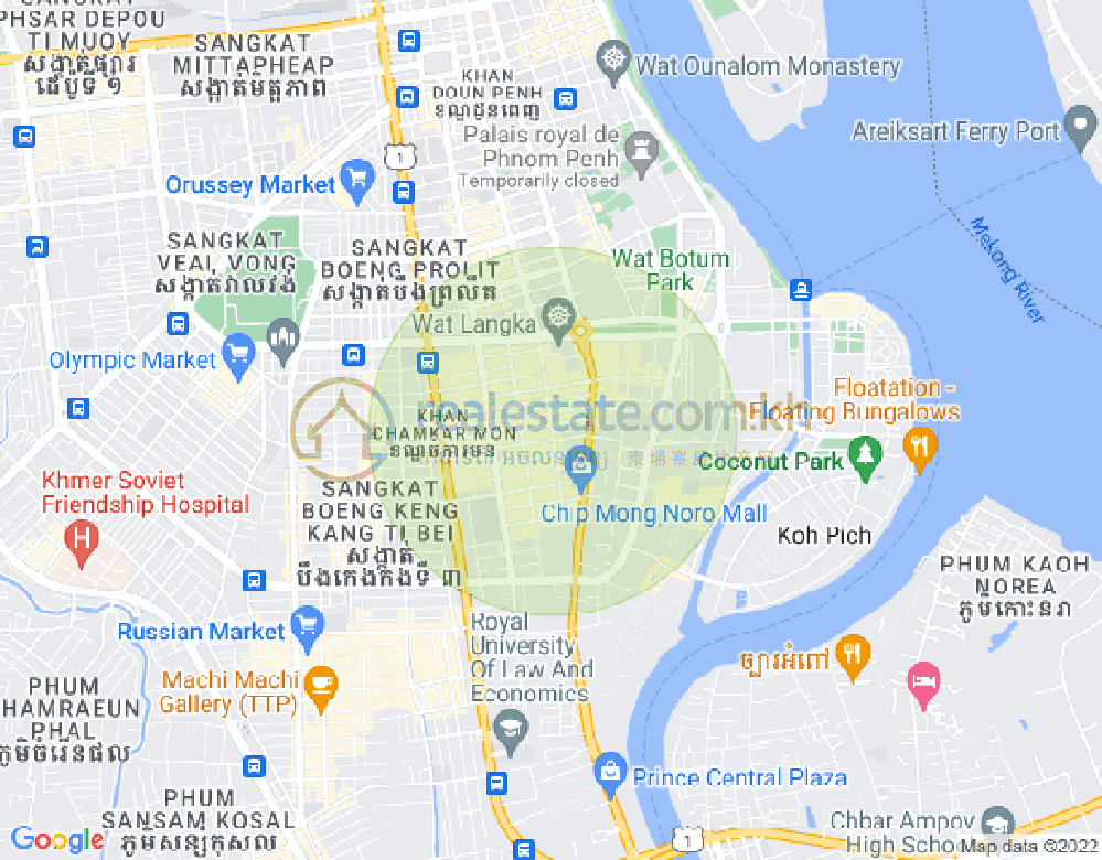 แผนที่ BKK 1, บึงเกงกอง, พนมเปญ
