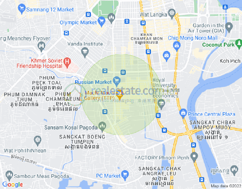 ផែនទី ទួលទំពូង១, ចំការមន, ភ្នំពេញ