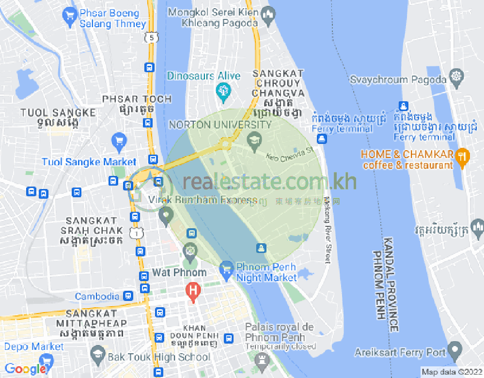 แผนที่ จเรยจังวา, พนมเปญ