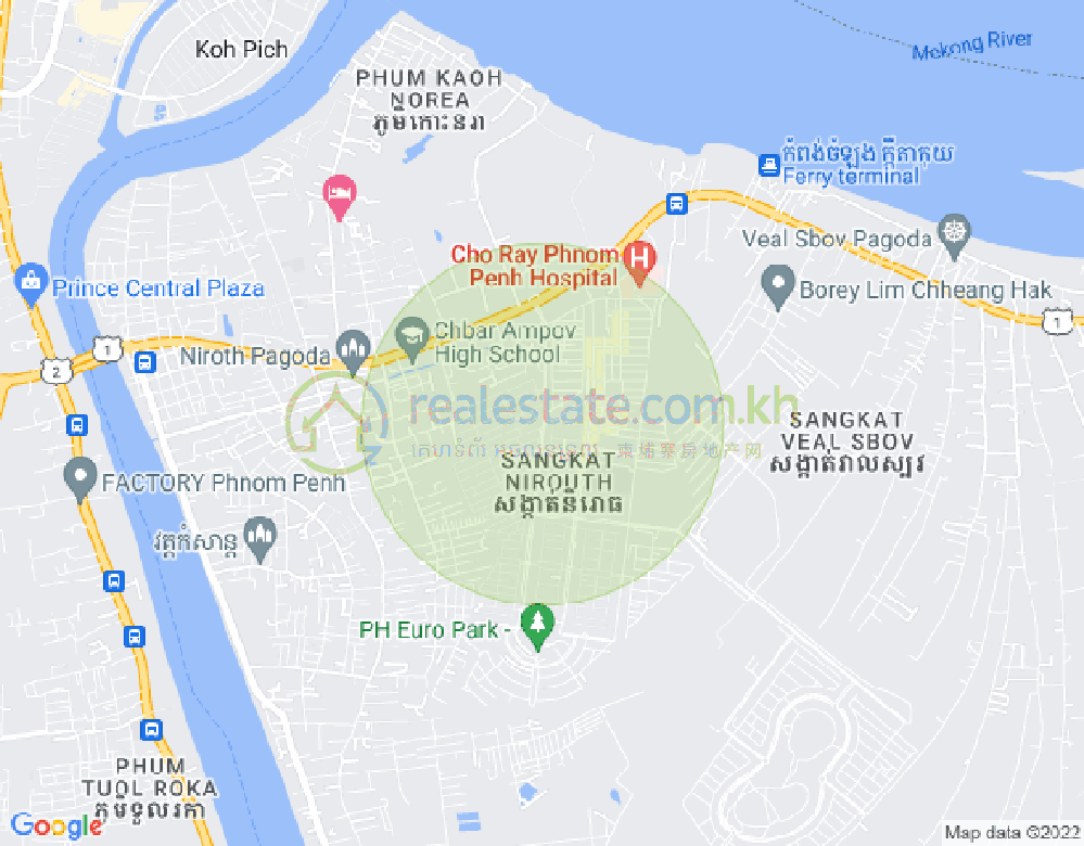 แผนที่ นิรุต, จบาร์อำเปา, พนมเปญ