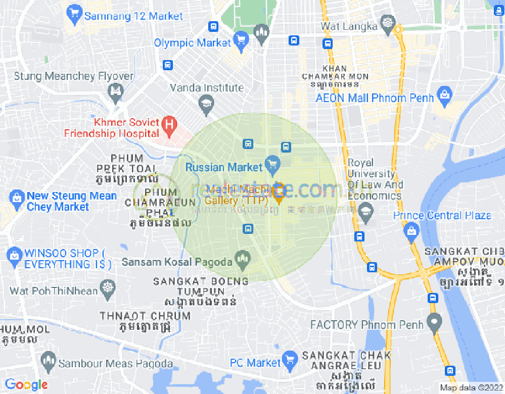 ផែនទី ទួលទំពូង១, ចំការមន, ភ្នំពេញ