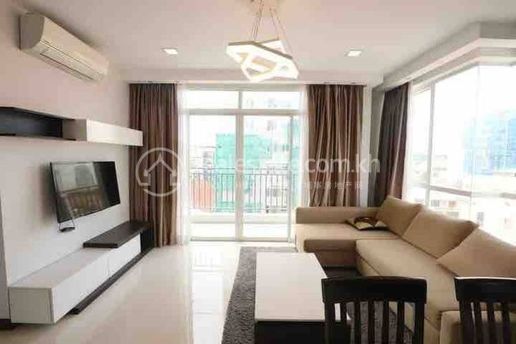 Flat For Rent in Tonle Bassac, Chamkarmon, Phnom Penh