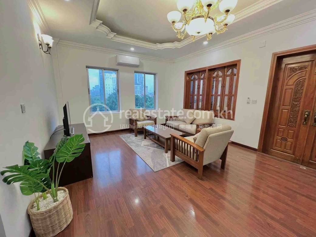 អាផាតមិនមានសេវាកម្ម សំរាប់ជួល ទំហំផ្ទះ 150 ម៉ែត្រការ៉េ នៅBoeng Keng Kang