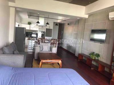 53 sqm Living Size Studio K pronájmu in Boeng Keng Kang