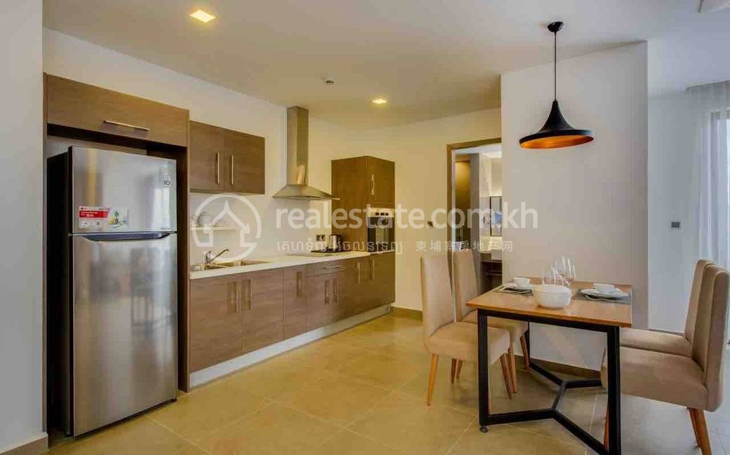 85 sqm Living Size Serviced Apartment For Rent in Boeng Keng Kang