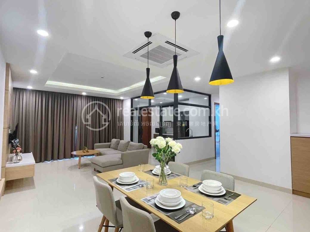 អាផាតមិន សំរាប់ជួល ទំហំផ្ទះ 115 ម៉ែត្រការ៉េ នៅChamkarmon