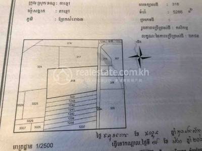 residential Land/Development for sale in Ta Khmao ID 212247