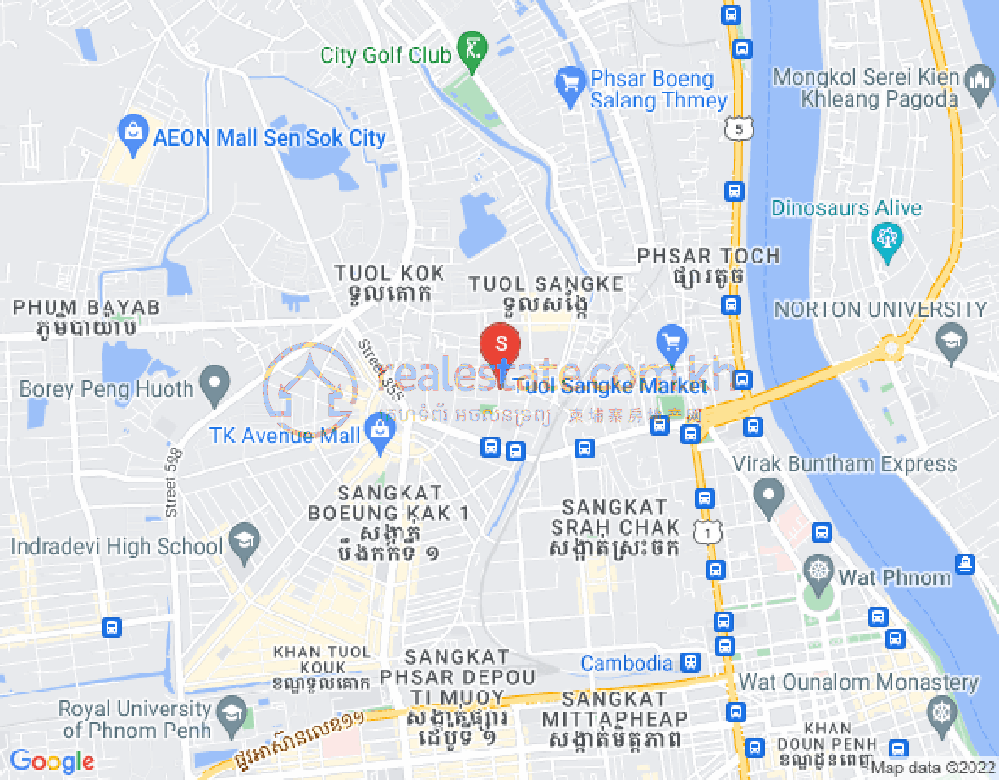 Mapa: Chrang Chamres 2, Russey Keo, Phnom Penh
