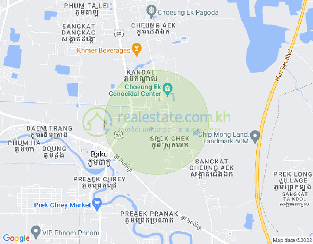 ផែនទី ដង្កោរ, ភ្នំពេញ