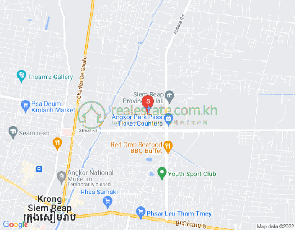 Mapa: Sla Kram, Siem Reap