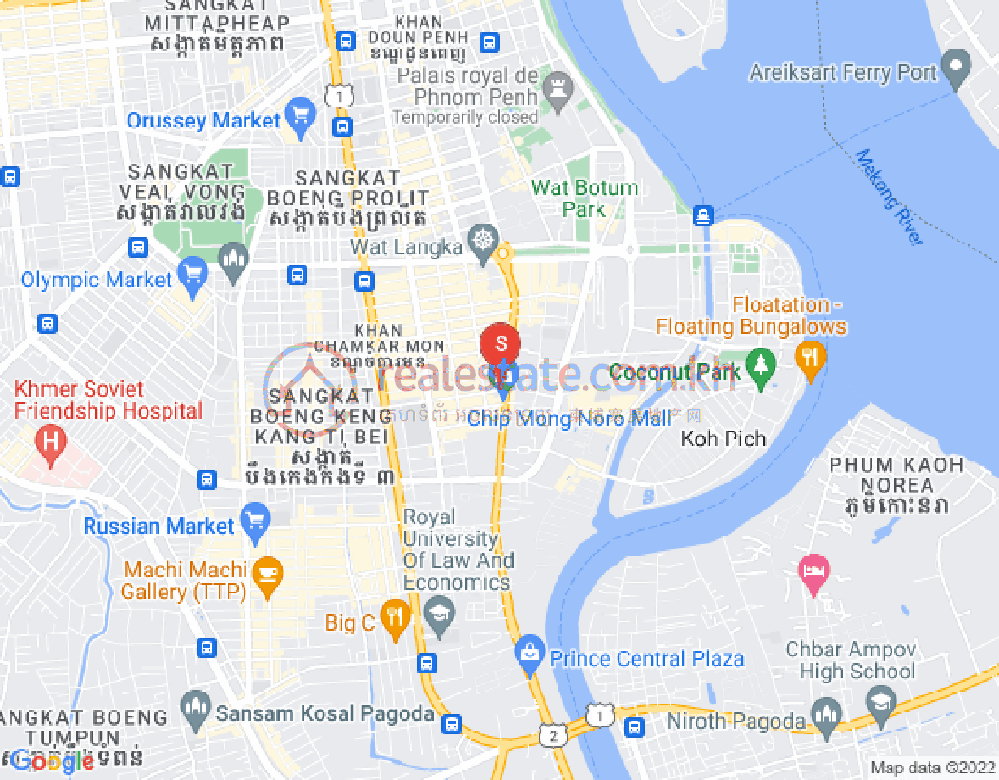 แผนที่ บีเคเค 3, บึงเกงกอง, พนมเปญ