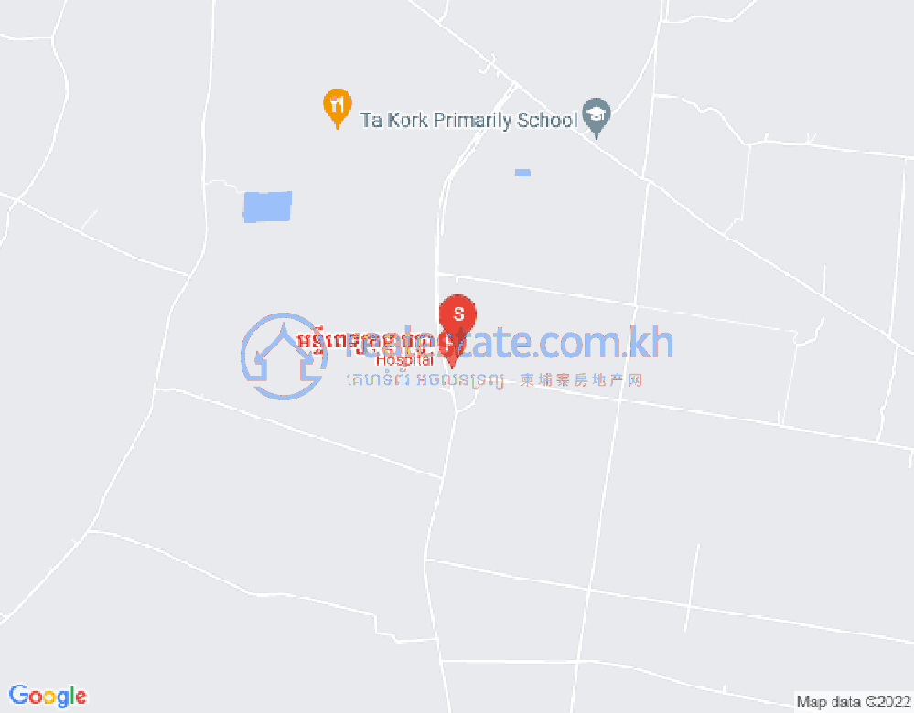 Sla Kram 分区, 暹粒地图