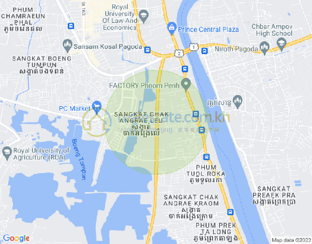 Urban Village Phase 1の地図