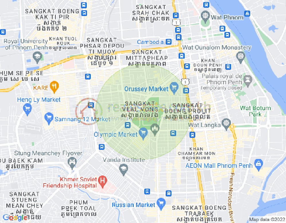 แผนที่ เวียลวง, เจ็ดมกรา, พนมเปญ