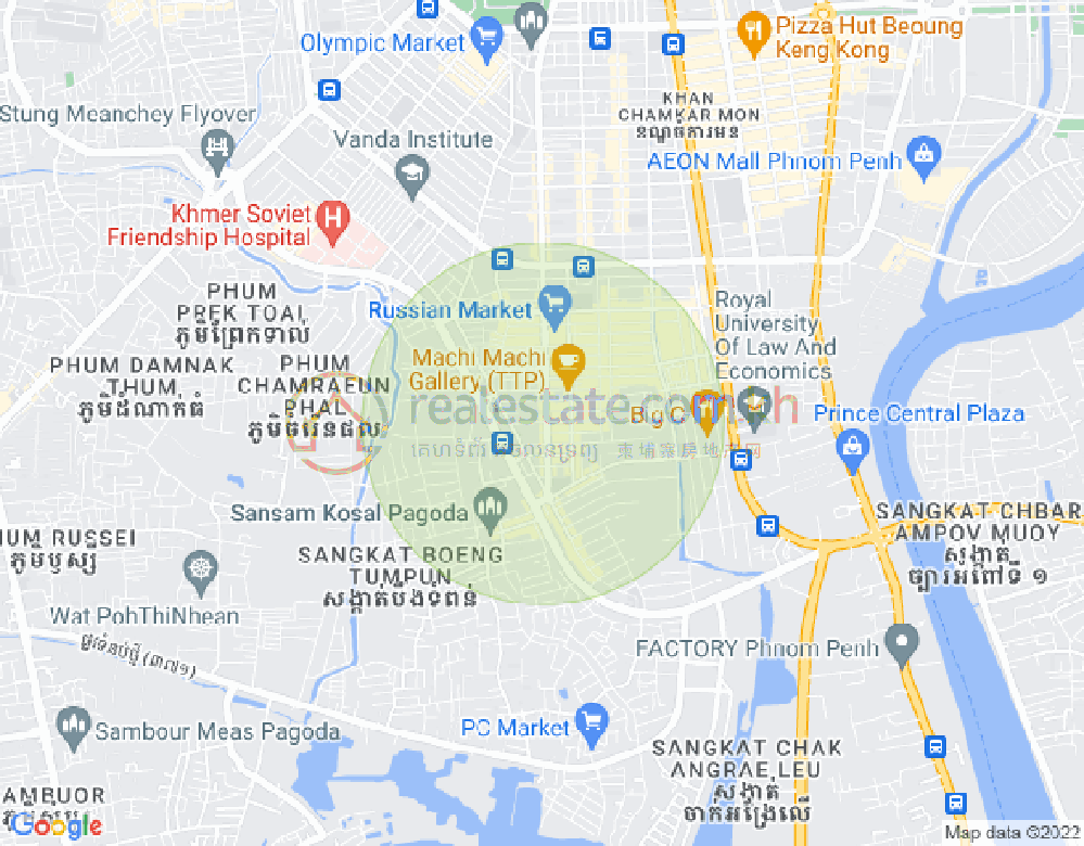 แผนที่ ตวลตุมปุง 1, จัมการมอน, พนมเปญ