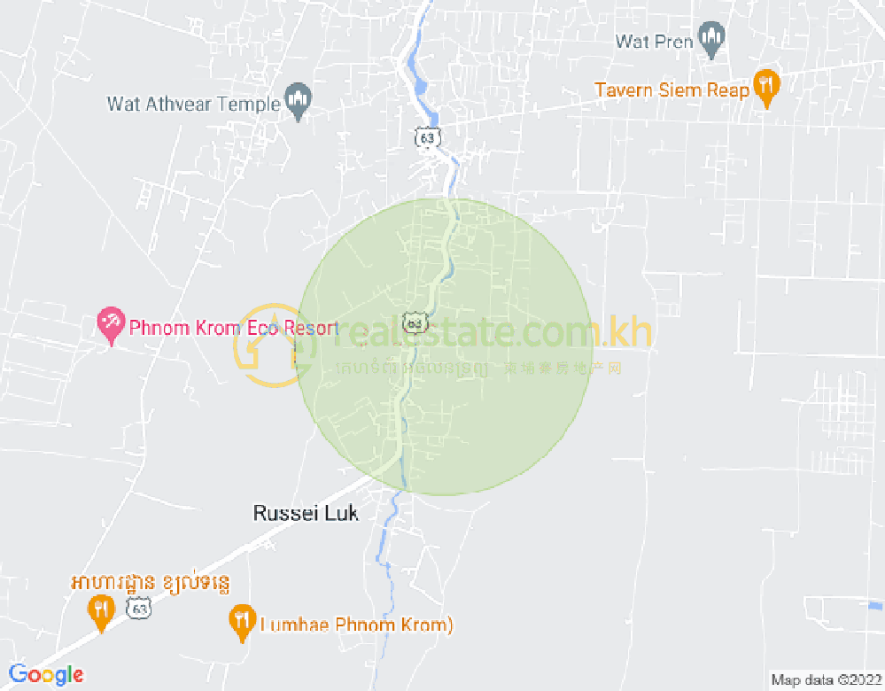 Map of Siem Reap 7 Makara KW, Siem Reap