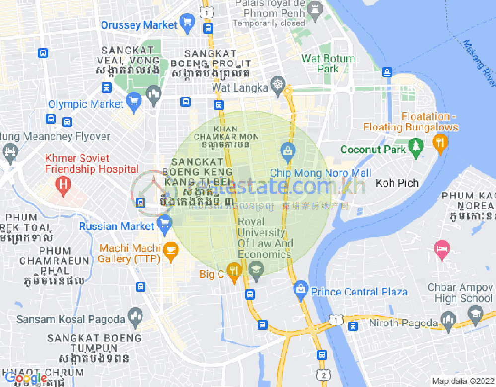 Mapa: 398, BKK 1, Boeng Keng Kang, Phnom Penh