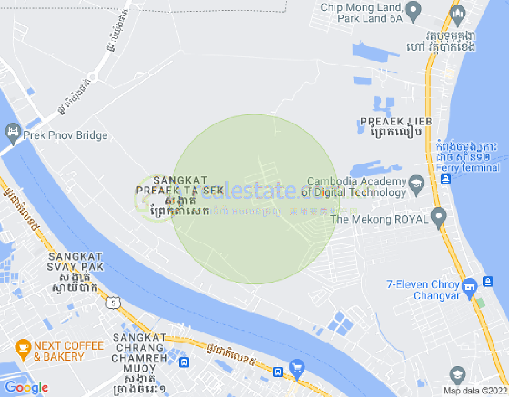 แผนที่ เปรียกตาเสก, จเรยจังวา, พนมเปญ