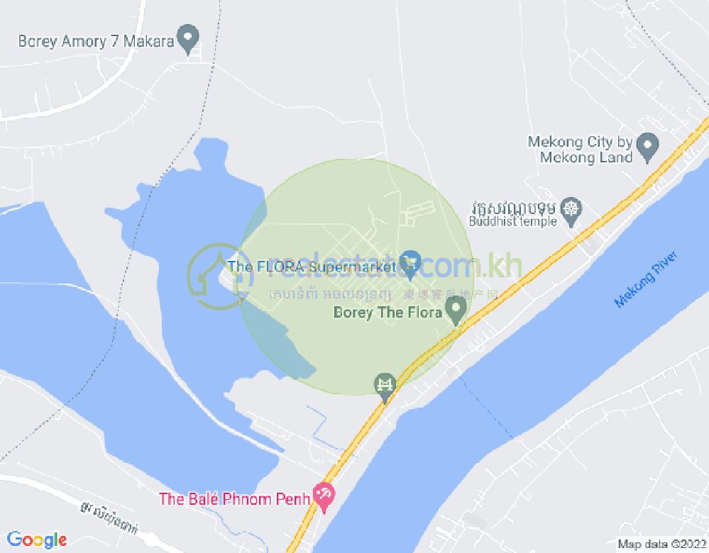 Bak Kaeng分区, 水净华区, 金边地图
