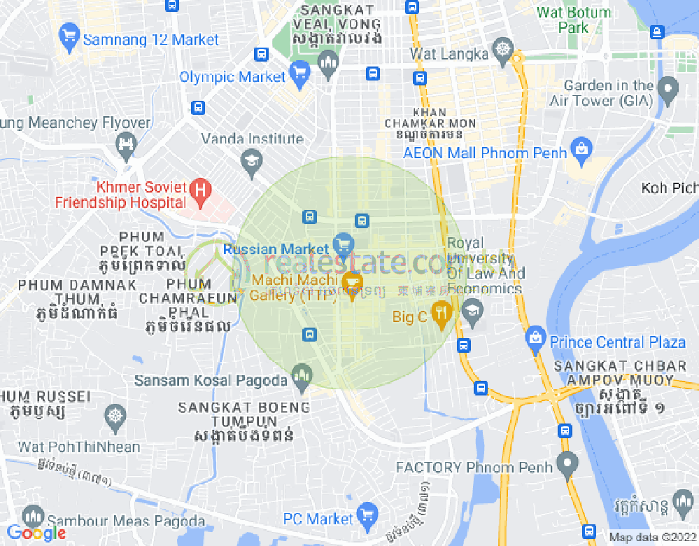 แผนที่ ตวลตุมปุง 1, จัมการมอน, พนมเปญ