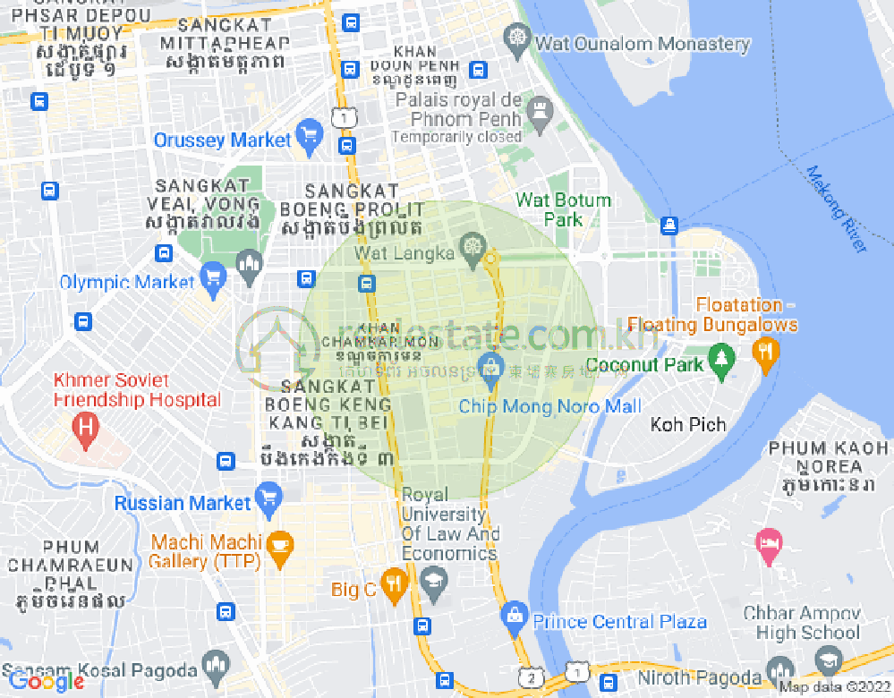 แผนที่ BKK 1, บึงเกงกอง, พนมเปญ