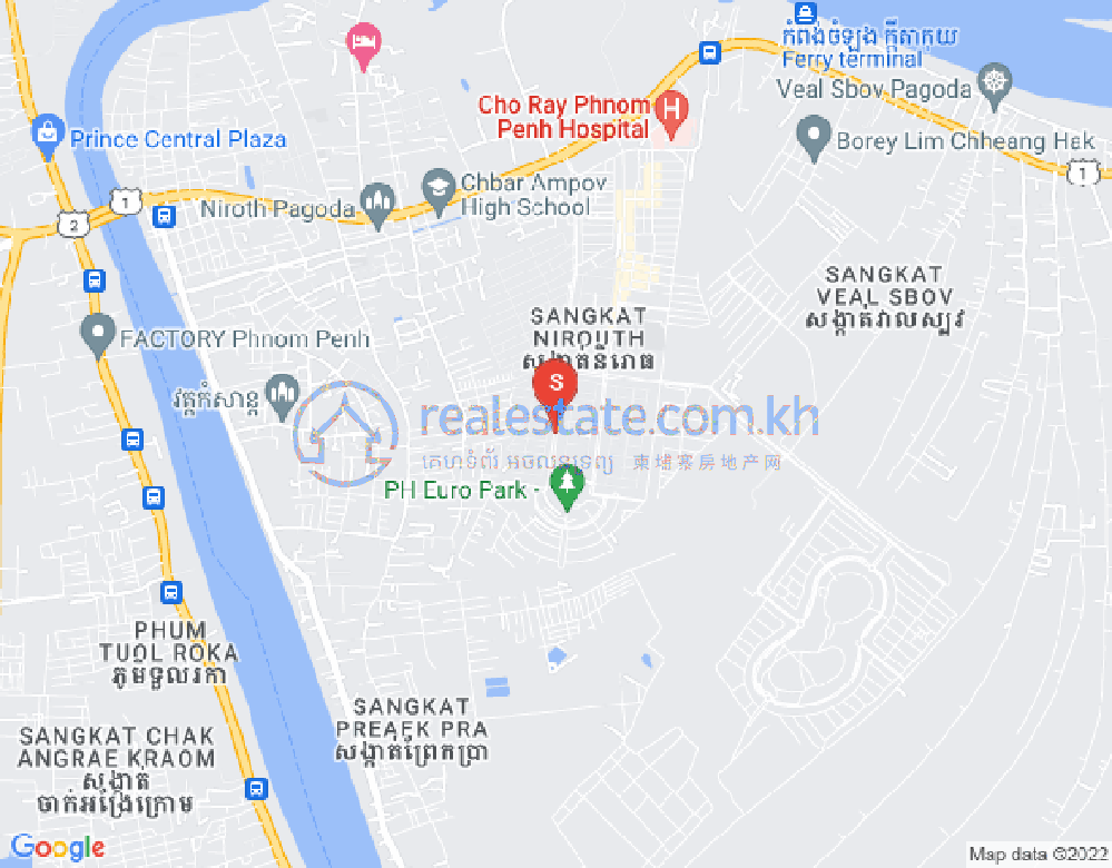 Carte de Nirouth, Chbar Ampov, Phnom Penh