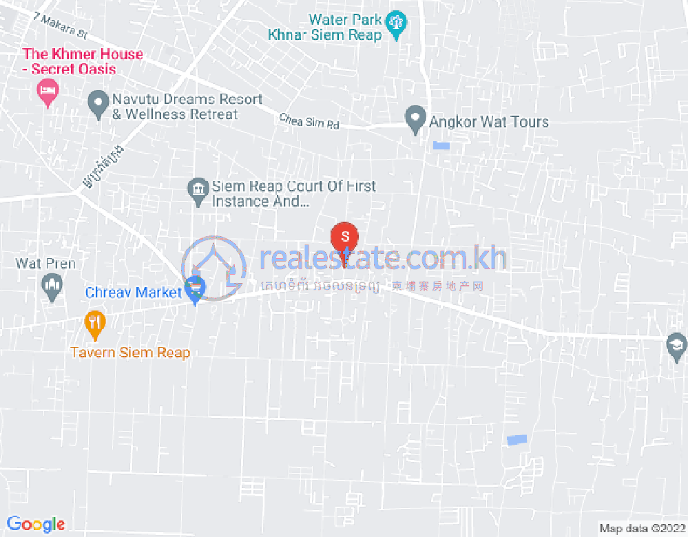 Mapa: Chreav, Siem Reap