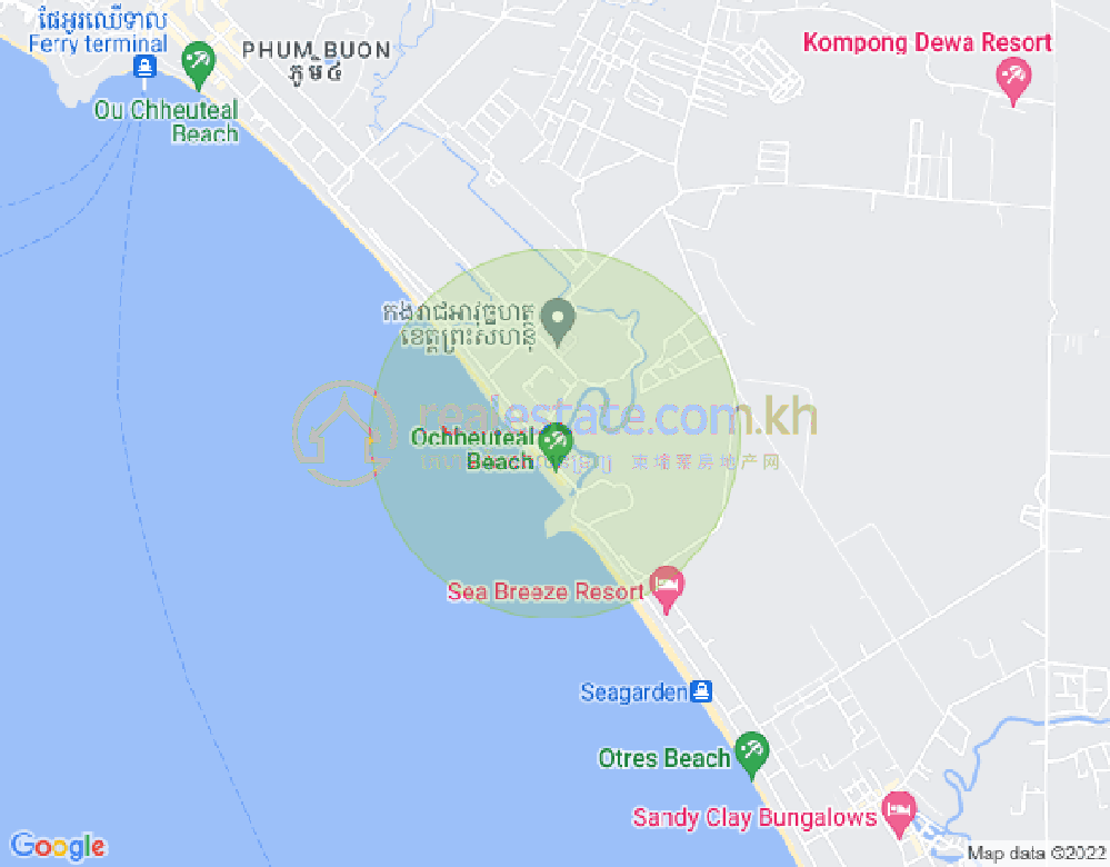 Mapa: Sangkat Buon, Sihanoukville