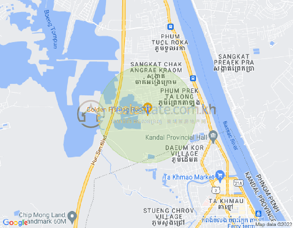 Mapa: Sen Blvd Hun, Chak Angrae Kraom, Meanchey, Phnom Penh