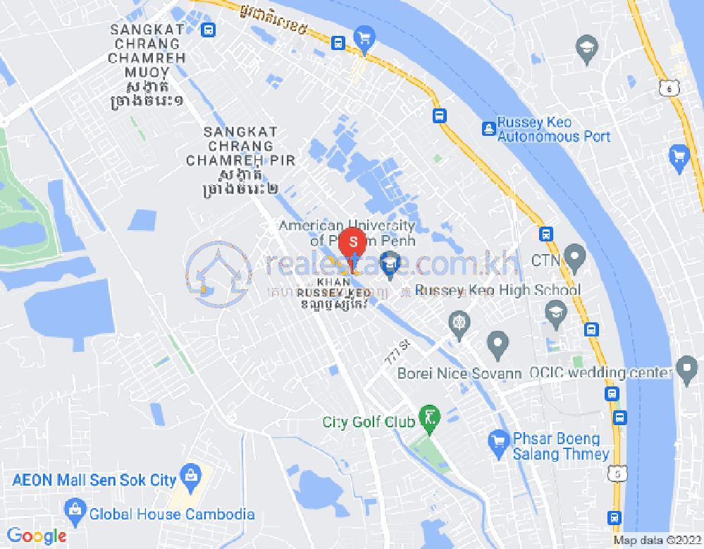 Mapa: Tuol Sangke, Russey Keo, Phnom Penh