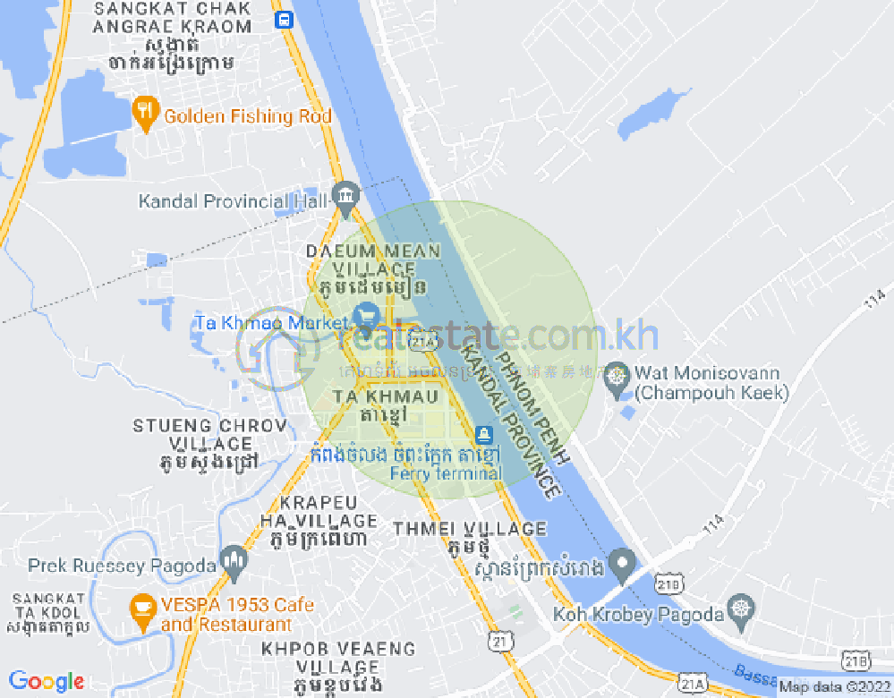 แผนที่ ตาเขมา, กันดาล