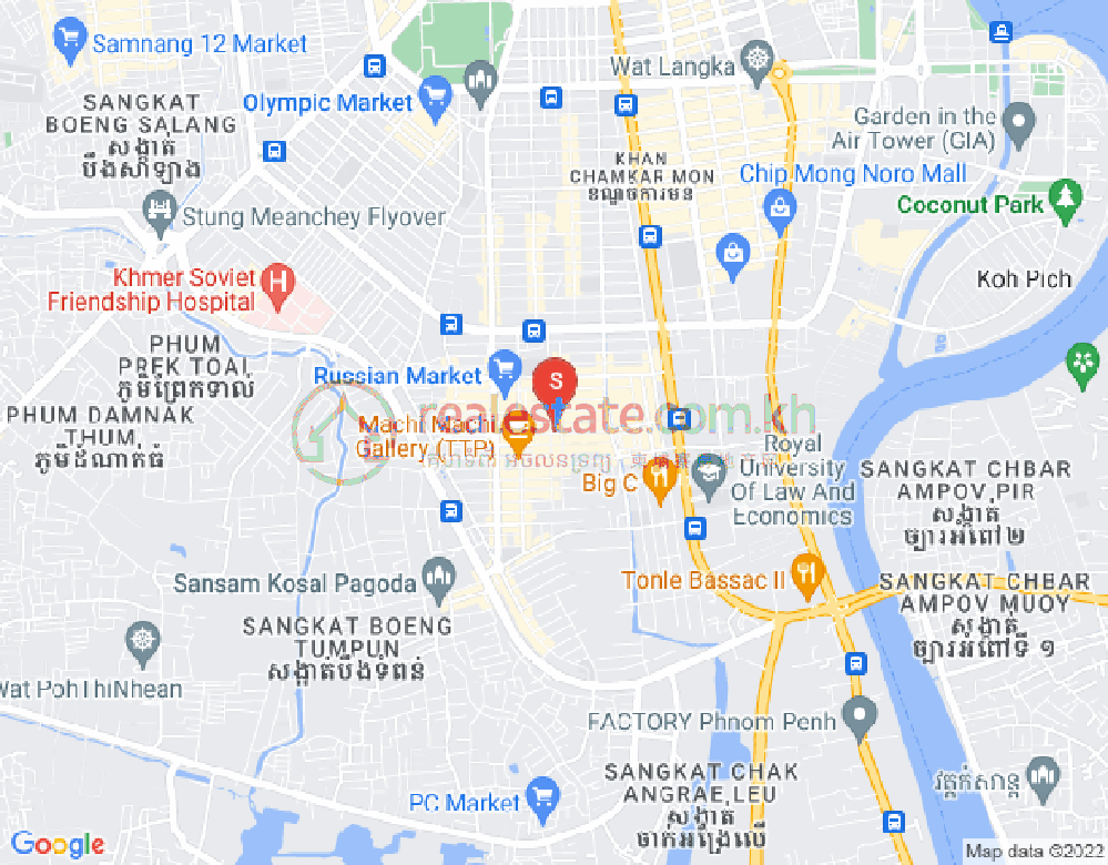 ផែនទី ទួលទំពូង១, ចំការមន, ភ្នំពេញ