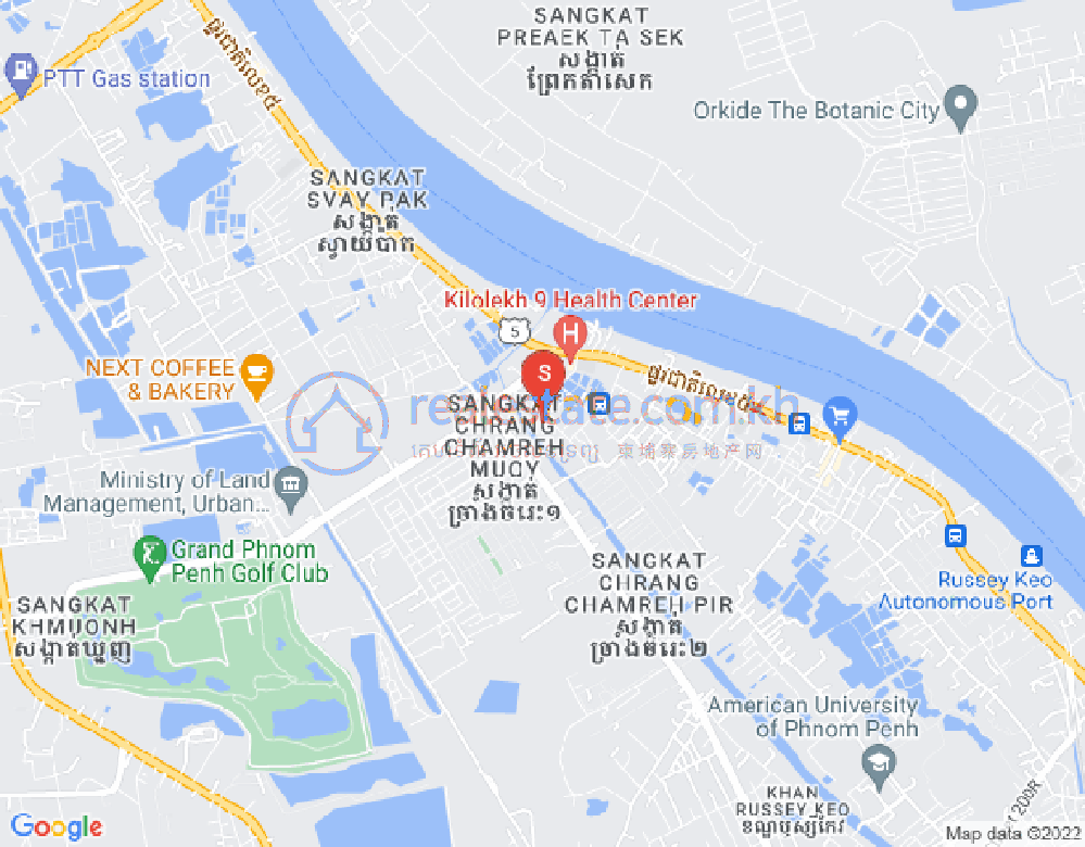 Map of Svay Pak, Russey Keo, Phnom Penh