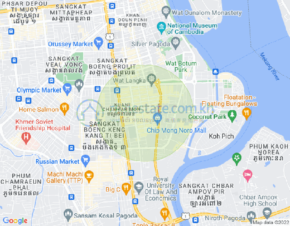 แผนที่ BKK 1, บึงเกงกอง, พนมเปญ