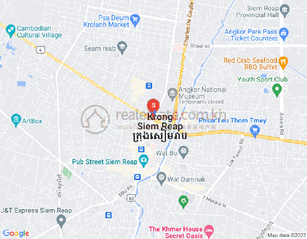 Map of Sala Kamraeuk, Siem Reap