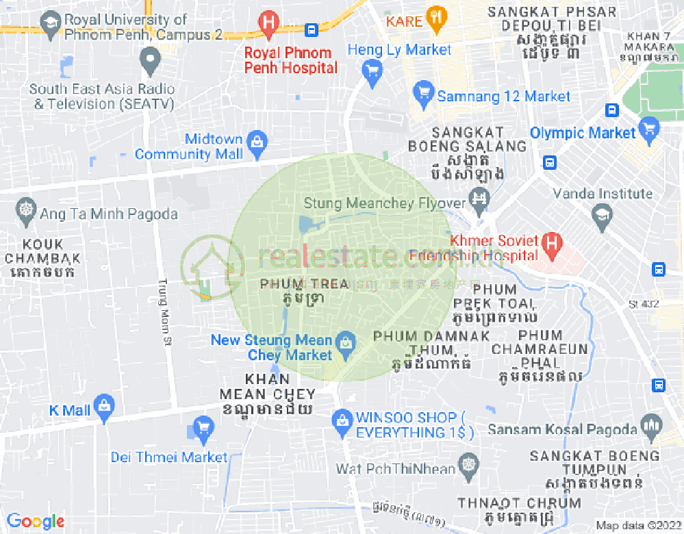 แผนที่ สตึงเมียนเจย 1, เมียนเจ็ย, พนมเปญ
