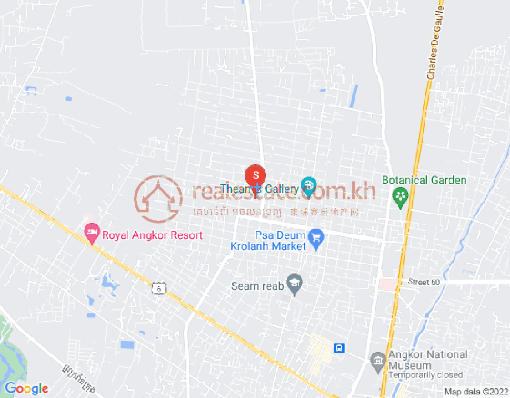 Mapa: Svay Dankum, Siem Reap